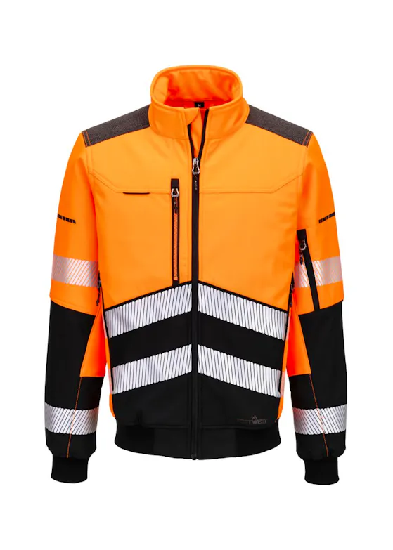 Portwest EV4 Softshelljack EV468 Hi-Vis (3L) Waterdicht Winddicht UV-bescherming
