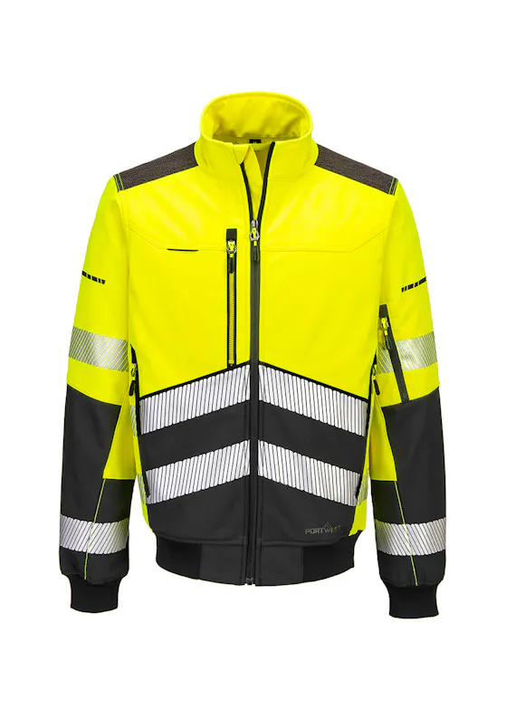 Portwest EV4 Softshelljack EV468 Hi-Vis (3L) Waterdicht Winddicht UV-bescherming