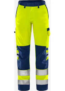 Fristads Trofta High Vis Green broek dames klasse 2 2642 GPLU miniatuur