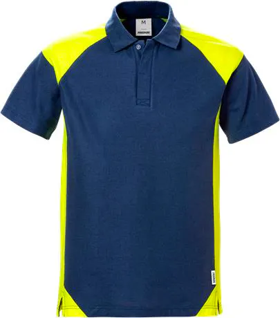 556-Marineblauw/hi-vis geel