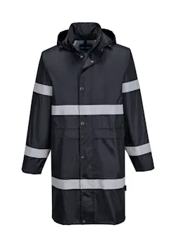 Portwest Iona Regenjas F437 100cm Waterdicht Winddicht Reflecterend