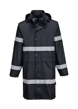 Portwest Iona Regenjas F437 100cm Waterdicht Winddicht Reflecterend