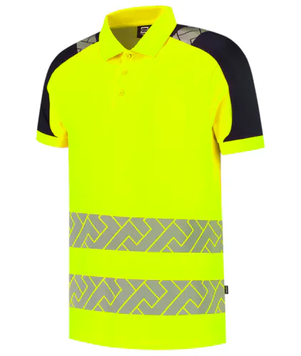 High Vis Geel/Marineblauw