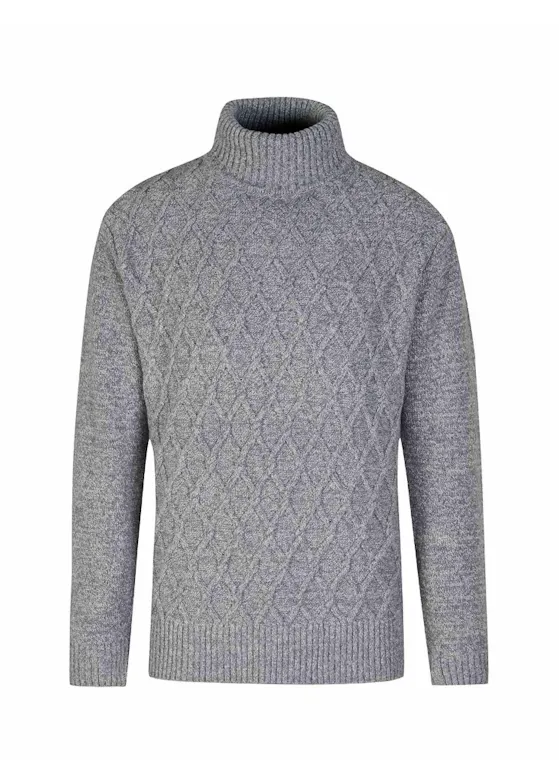 Bjornson Faas 8058 Coltrui Pull-Over Wafelpatroon Verwarmd