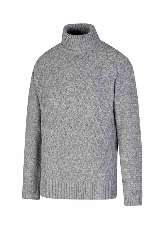 Bjornson Faas 8058 Coltrui Pull-Over Wafelpatroon Verwarmd