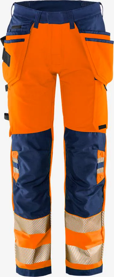 Hi-Vis Oranje/Marineblauw