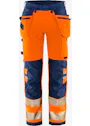 Fristads High Vis Green werkbroek stretch klasse 2 2644 GSTP miniatuur