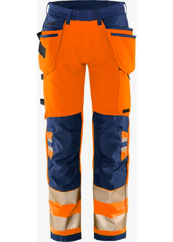 Fristads High Vis Green werkbroek stretch klasse 2 2644 GSTP