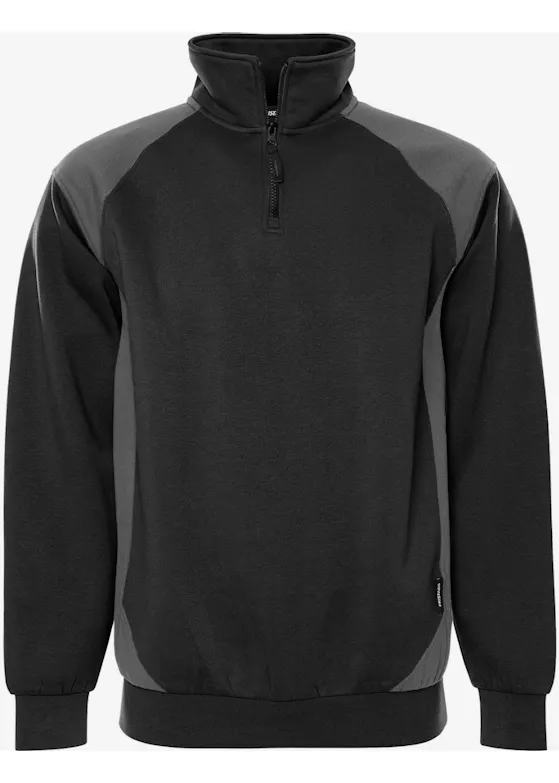 Fristads Sweatshirt mit kurzem Reißverschluss 7048 GSM - 122408