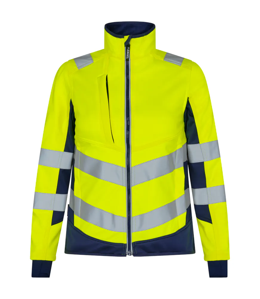 High Vis Geel/Marineblauw