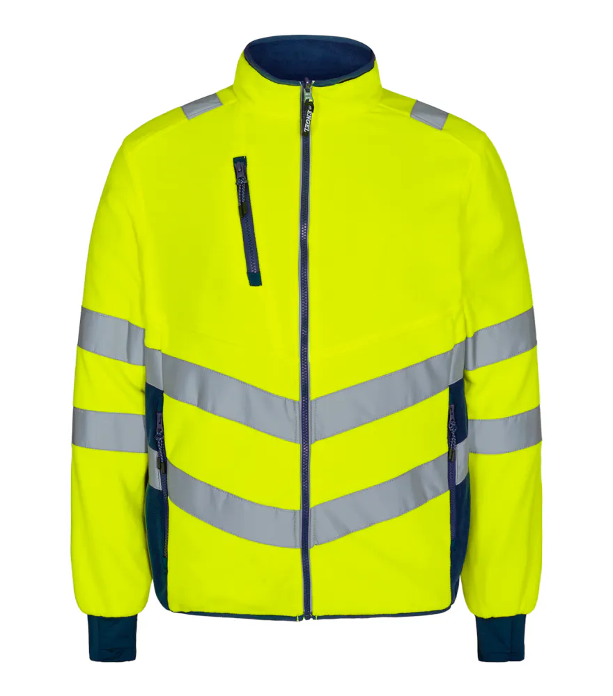High Vis Geel/Marineblauw