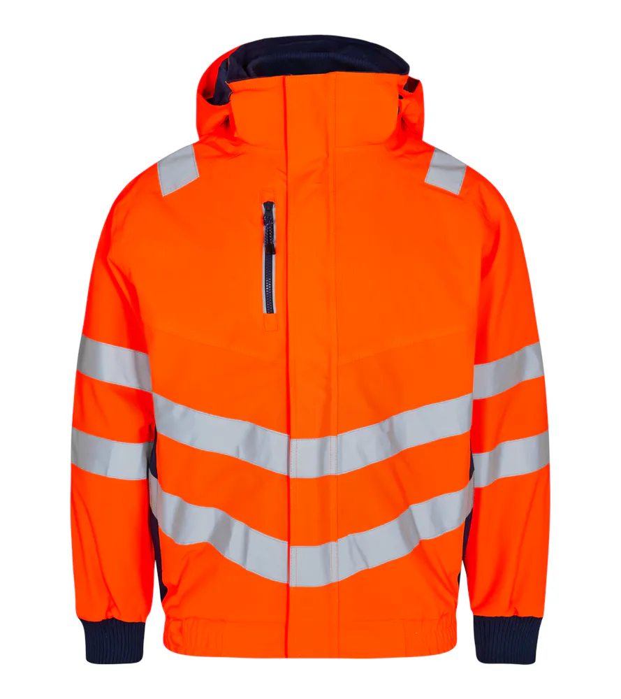 High Vis Oranje/Marineblauw