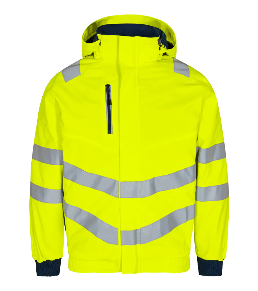 High Vis Geel/Marineblauw