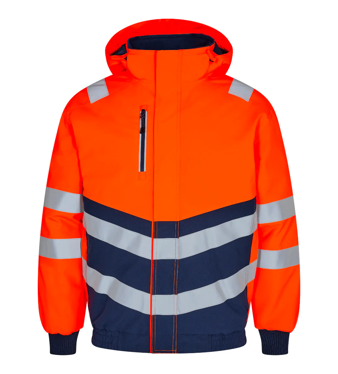 High Vis Orange/Marineblau