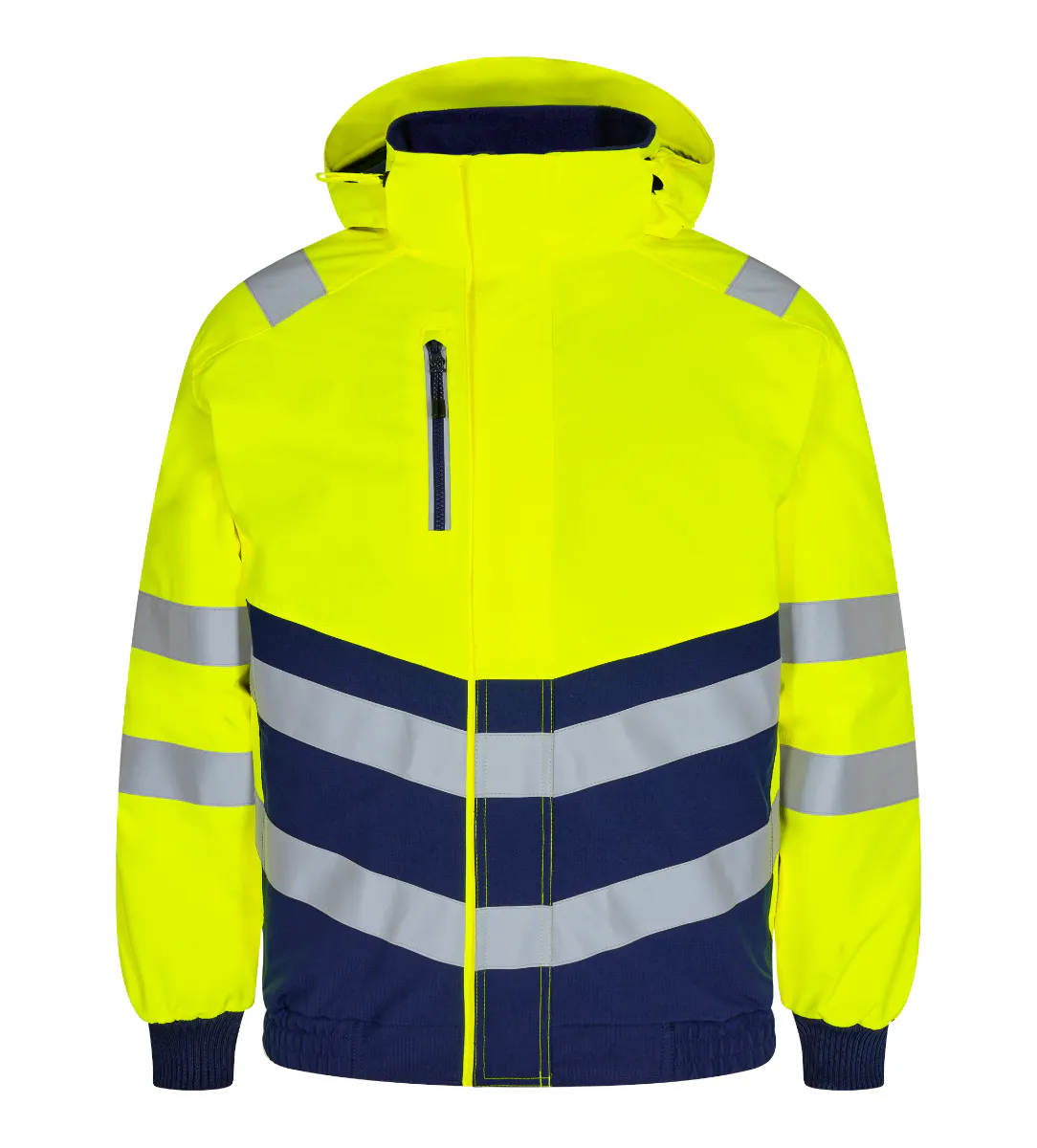 High Vis Gelb/Marineblau