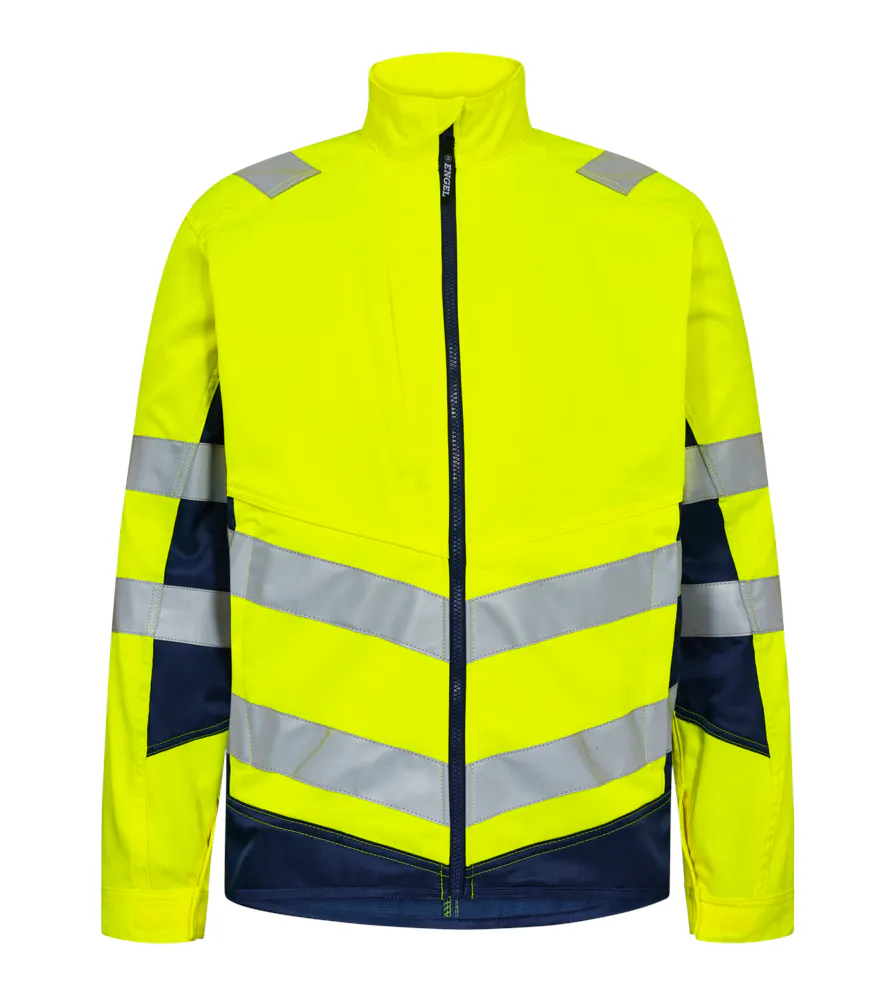 High Vis Geel/Marineblauw