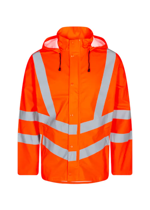 Engel Safety 1921-102 Veste de pluie imperméable, coupe-vent et réfléchissante