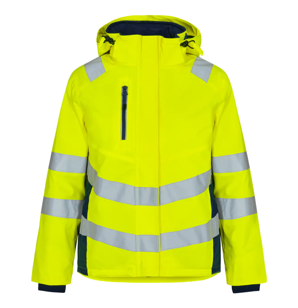 High Vis Geel/Marineblauw