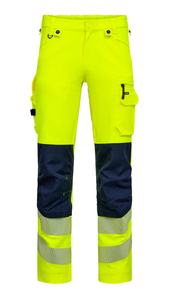 High Vis Gelb/Marineblau