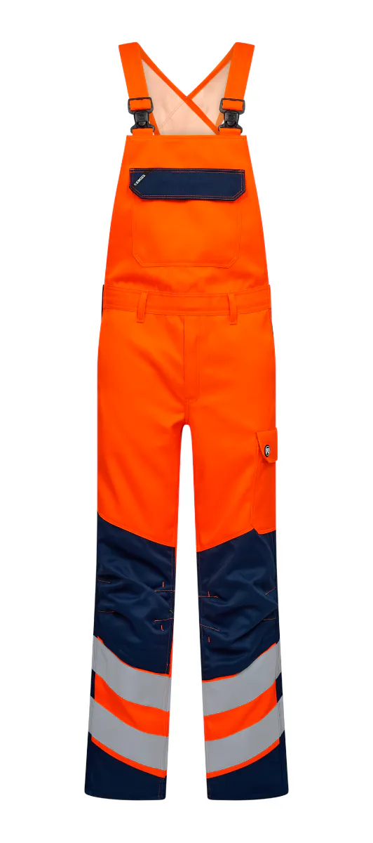High Vis Orange/Marineblau