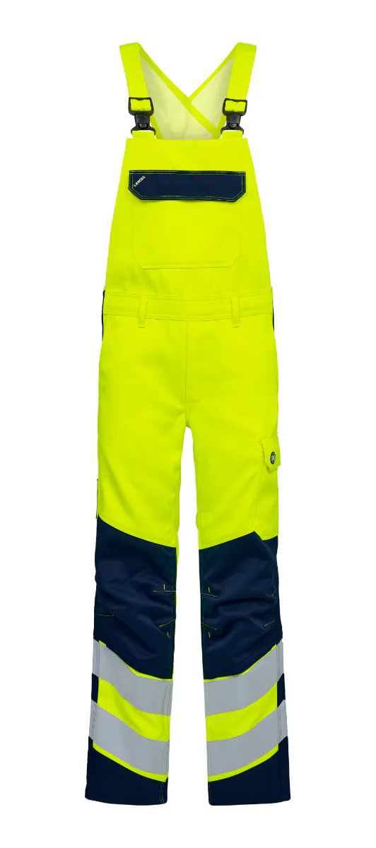 High Vis Gelb/Marineblau