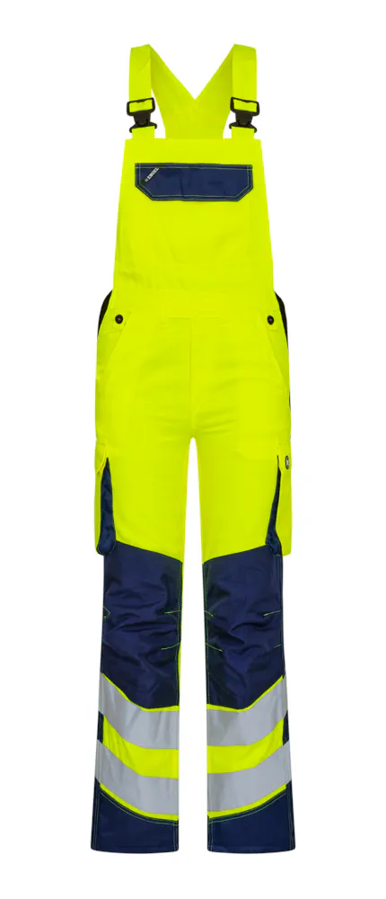 High Vis Geel/Marineblauw