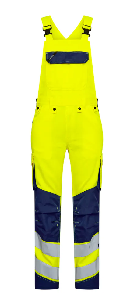 High Vis Geel/Marineblauw