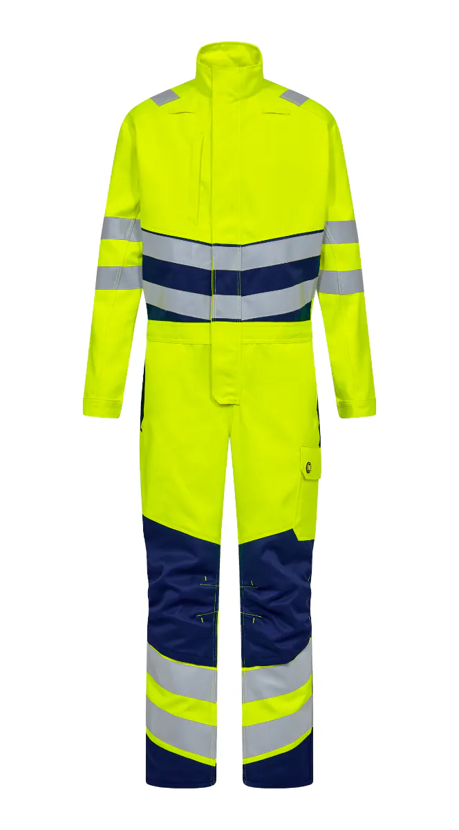 High Vis Gelb/Marineblau