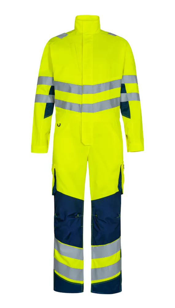 High Vis Geel/Marineblauw
