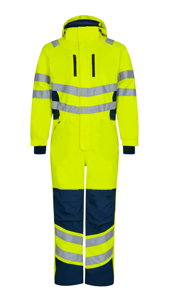 High Vis Geel/Marineblauw