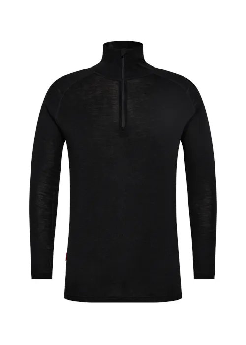 Engel Wool Undershirt with Zip-neck