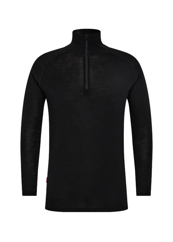 Engel Wool Undershirt with Zip-neck