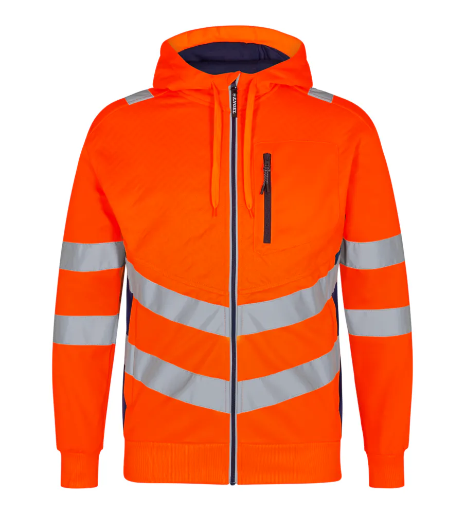 High Vis Oranje/Marineblauw