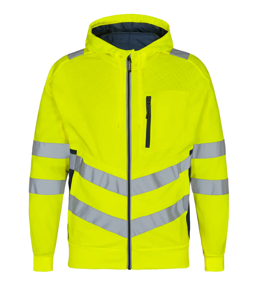 High Vis Geel/Marineblauw