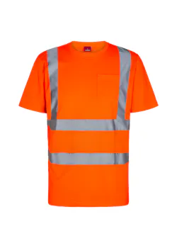 Engel Safety T-shirt W/Chest Pocket 9541-151 Reflecterend