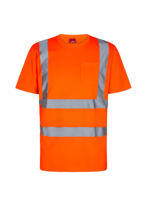 Engel Safety T-shirt W/Chest Pocket 9541-151 Reflecterend