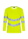 Engel Safety T-shirt L/S 9543-182 Reflecterend Dames miniatuur