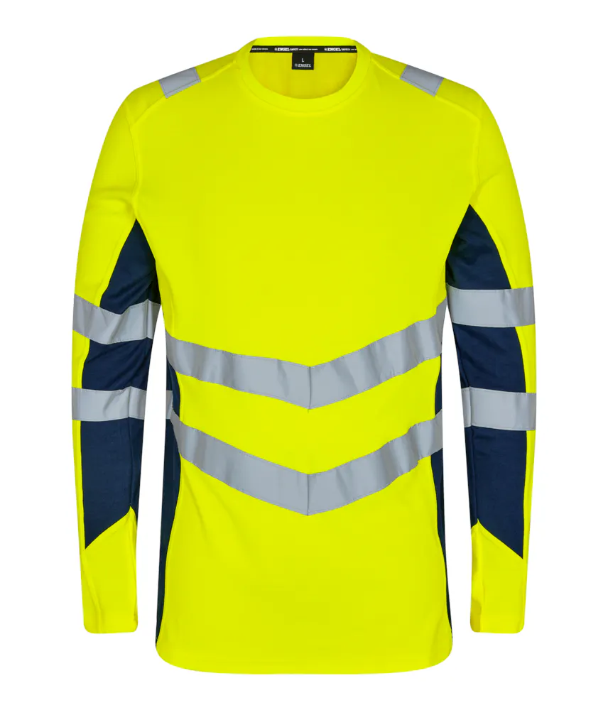 High Vis Geel/Marineblauw