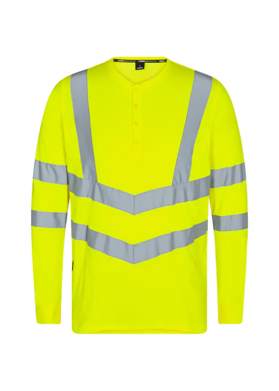 Engel Safety Grandad T-shirt L/S 9548-182 Reflecterend