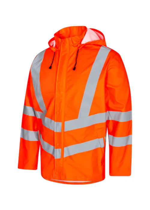 Engel Safety 1921-102 Veste de pluie imperméable, coupe-vent et réfléchissante