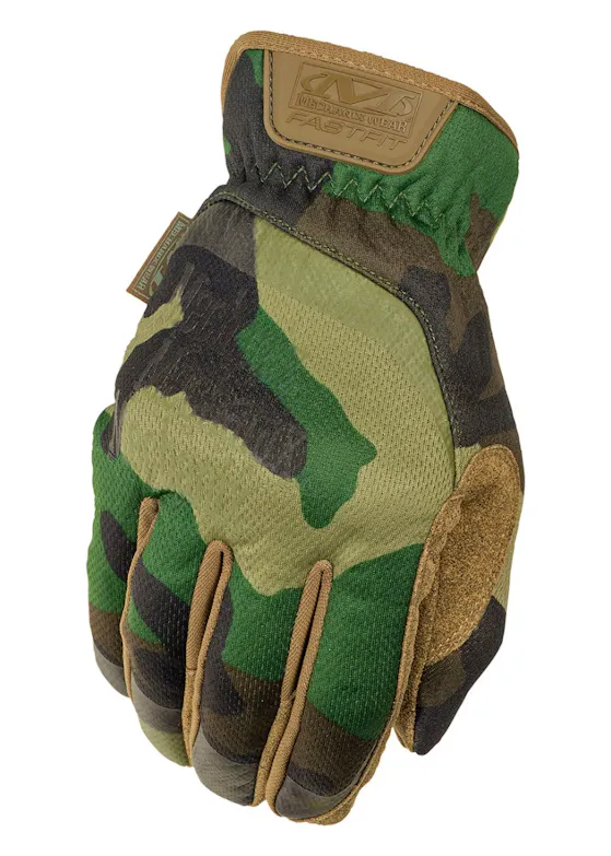 Mechanix Fastfit Woodland-Camo-Handschuh