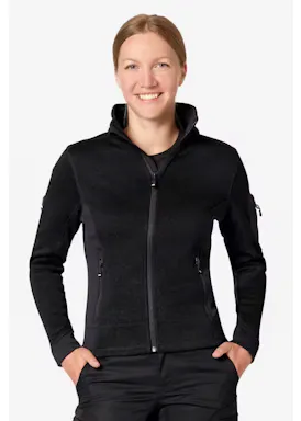 FHB Marieke Damen-Strickjacke Tricot-Fleece