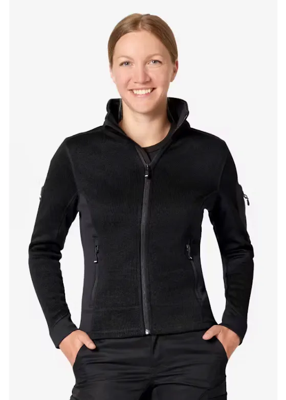 FHB Marieke Damen-Strickjacke Tricot-Fleece