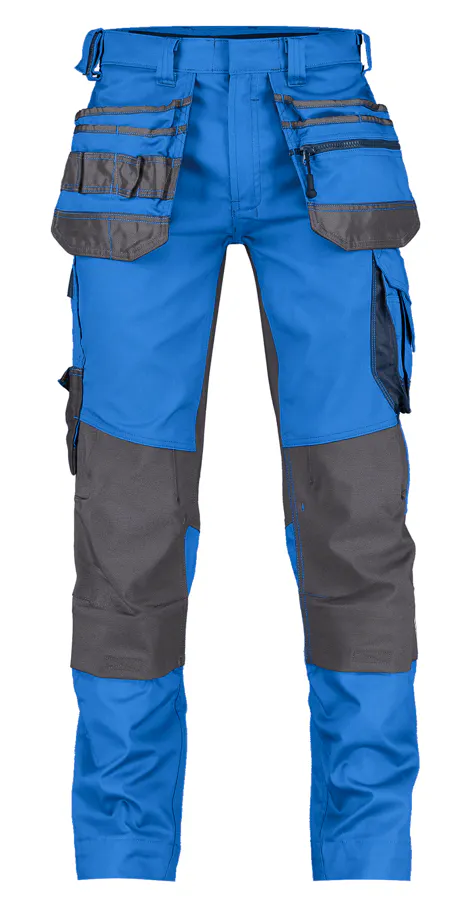 Azuurblauw/Antraciet