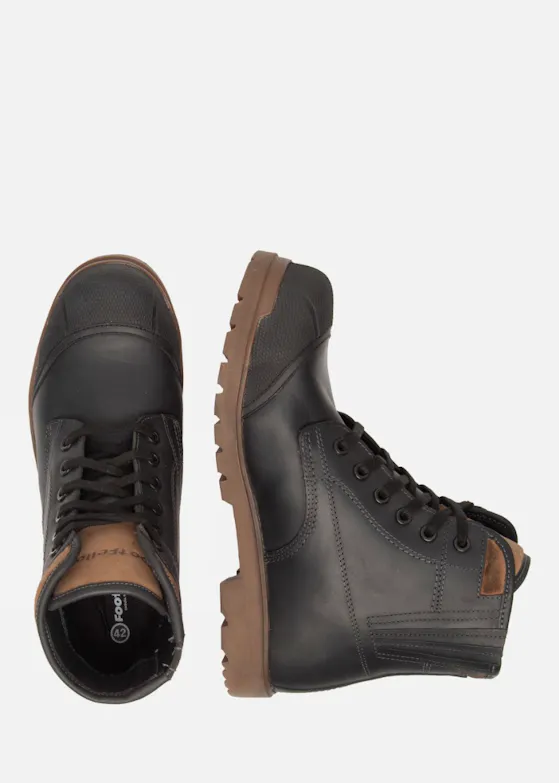 Footfellas Troy S3S Werkschoen Zwart