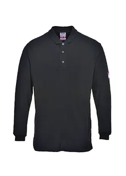 Portwest vlamvertragend Antistatisch lange mouw poloshirt FR10