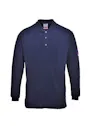 Portwest vlamvertragend Antistatisch lange mouw poloshirt FR10 miniatuur