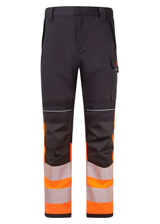 Portwest PW3 Modaflame-Arbeitsbundhose FR451, Hi-Vis, Klasse 1, FR-UV-Schutz