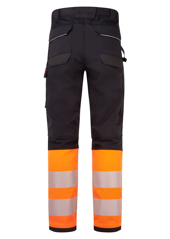 Portwest PW3 Modaflame-Arbeitsbundhose FR451, Hi-Vis, Klasse 1, FR-UV-Schutz