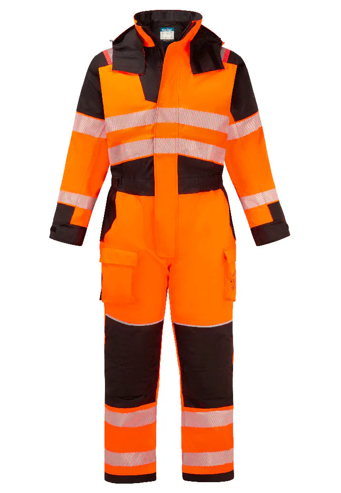 Hohe Sichtbarkeit Orange/Schwarz